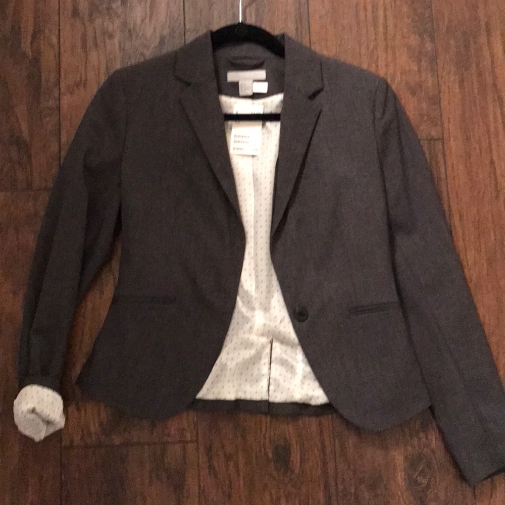 Gray blazer
